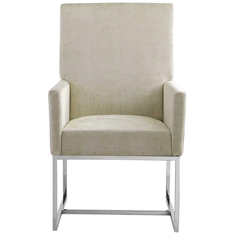 Image 3 Element Champagne Velvet Dining Armchair (Set of 2) more views