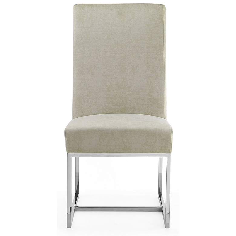 Image 3 Element Champagne Velvet Fabric Dining Chair more views