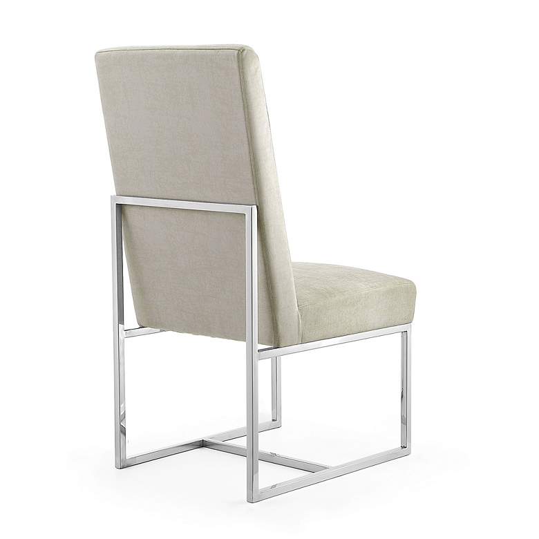 Image 5 Element Champagne Velvet Fabric Dining Chair more views