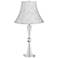 Element Crystal Table Lamp with Off-White Bell Shade