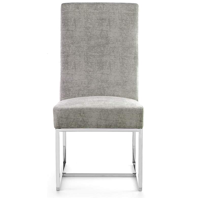 Image 3 Element Steel Velvet Fabric Dining Chair more views