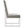 Element Steel Velvet Fabric Dining Chair