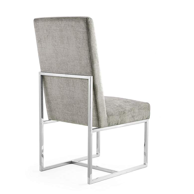 Image 5 Element Steel Velvet Fabric Dining Chair more views