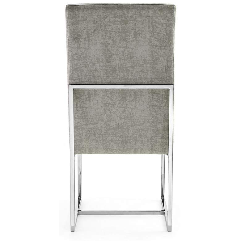 Image 6 Element Steel Velvet Fabric Dining Chair more views