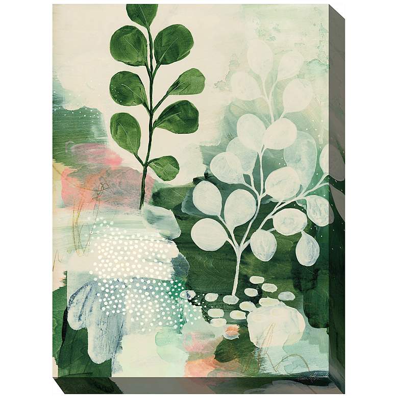 Image 2 Elemental No2 40" High All-Weather Outdoor Canvas Wall Art