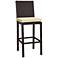 Elements 26" Weave Beige Canvas Outdoor Counter Stool