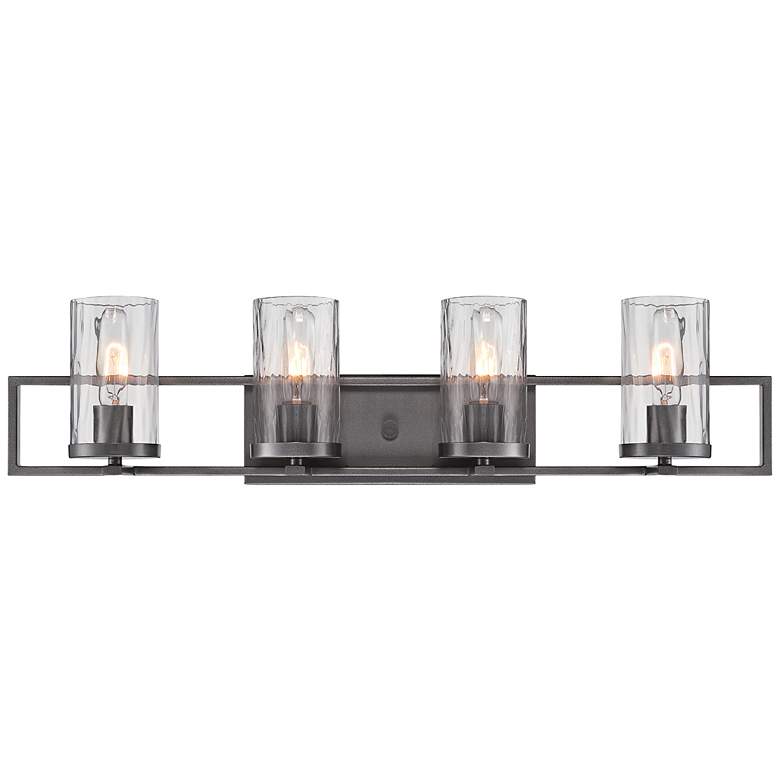 Image 1 Elements 31 1/4" Wide Charcoal Bath Light