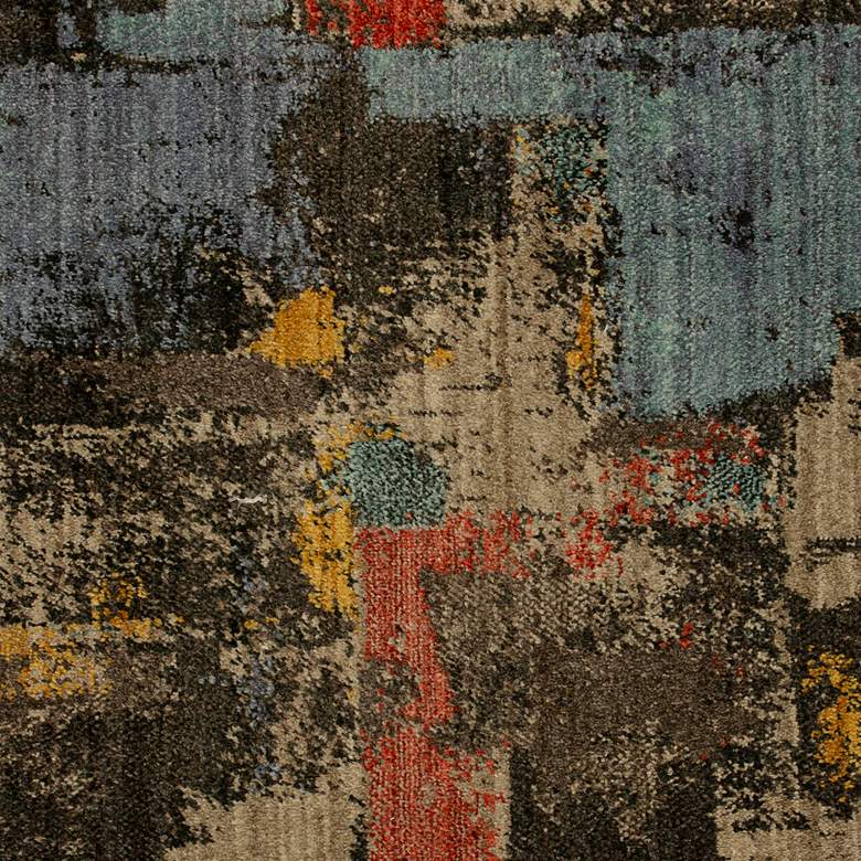 Image 2 Elements 91644 5'3"x7'10" Frisco Blue and Gray Area Rug more views