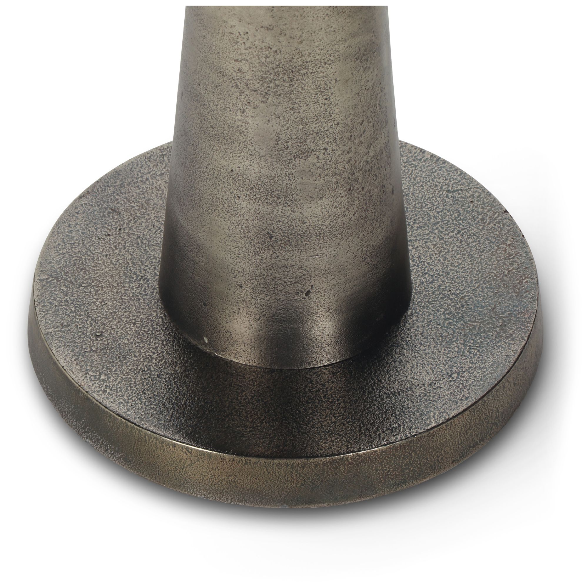 Image 3 Elements Clark 15.25" Wide Antique Nickel End Table more views