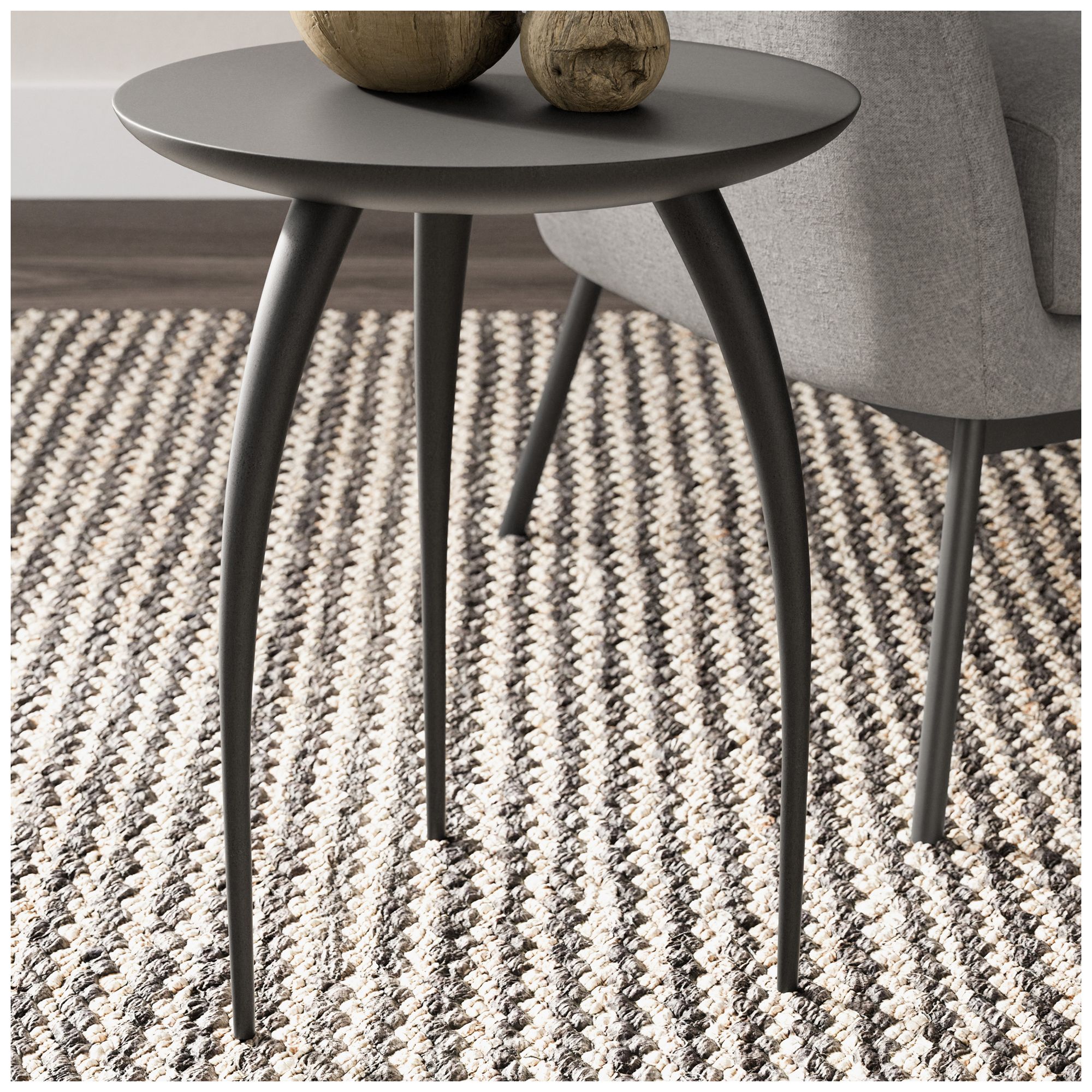 Image 6 Elements Keel 16.25" Wide Antique Zinc End Table more views