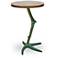 Elements Pavo 14.5" Wide Antique Brass End Table