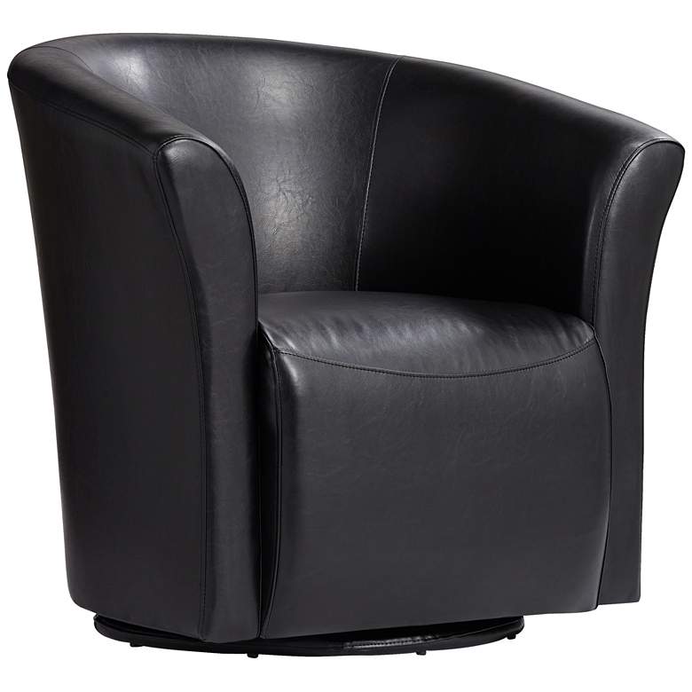 Image 2 Elements Rocket 31" Wide Rivera Black Swivel Accent Club Chair