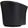 7_Elements Rocket 31" Wide Rivera Black Swivel Accent Club Chair more views