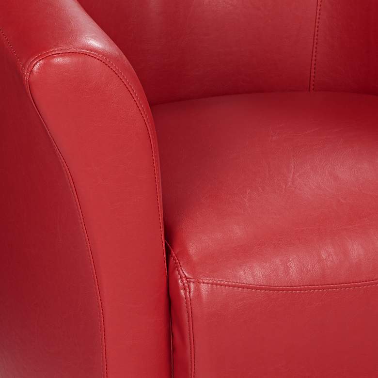 Image 4 Elements Rocket 31" Wide Rivera Red Swivel Accent Club Chair more views