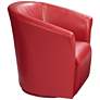 7_Elements Rocket 31" Wide Rivera Red Swivel Accent Club Chair more views