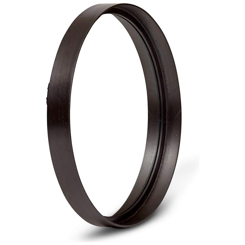 Image 2 Elements Samar 2323"Dia. Raw Bronze Round Mirror more views