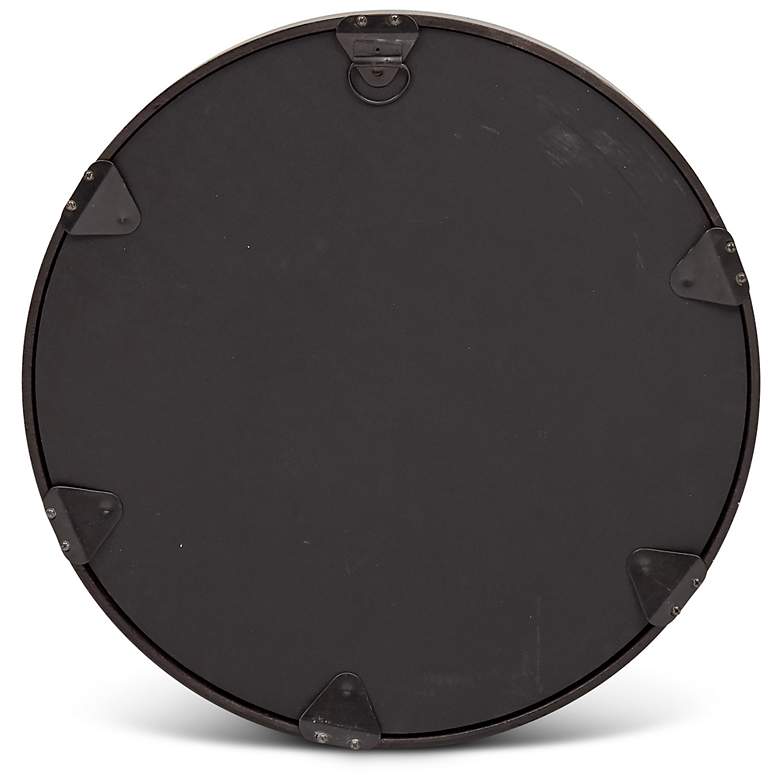 Image 3 Elements Samar 2323"Dia. Raw Bronze Round Mirror more views