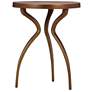 2_Elements Sarp 15.25" Wide Antique Brass End Table