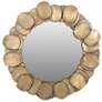 Elements Suri 3333"Dia. Antique Brass Round Mirror