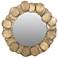 Elements Suri 3333"Dia. Antique Brass Round Mirror