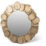 2_Elements Suri 3333"Dia. Antique Brass Round Mirror more views