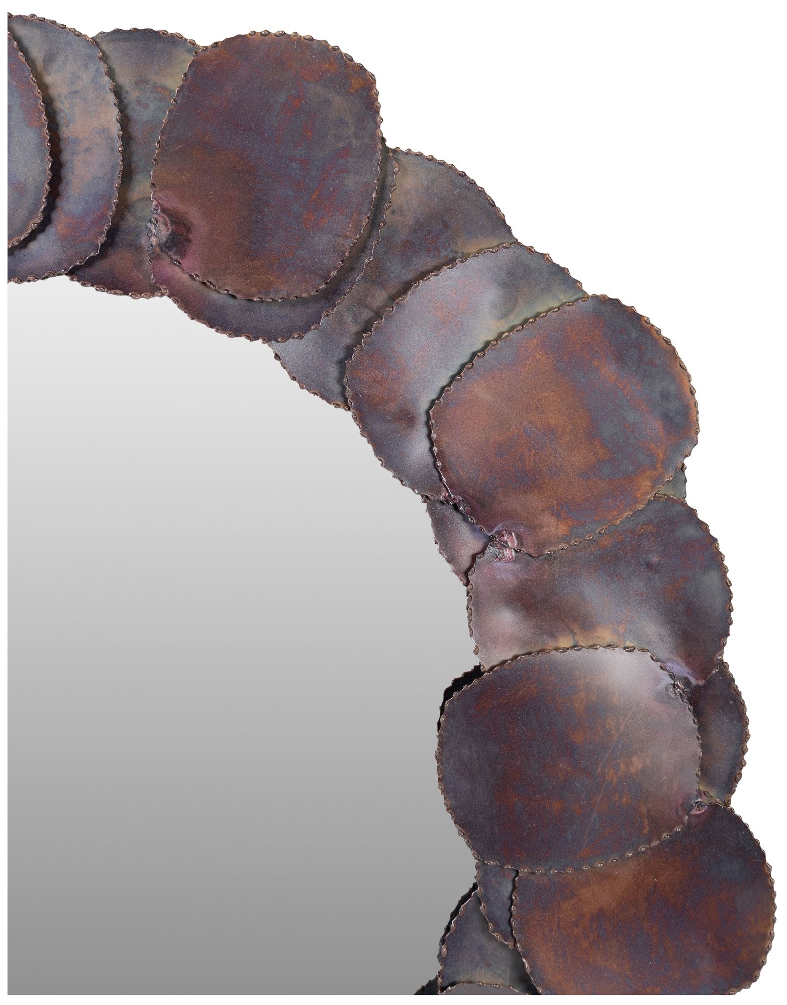 Image 3 Elements Suri 3333"Dia. Cobalt Round Mirror more views