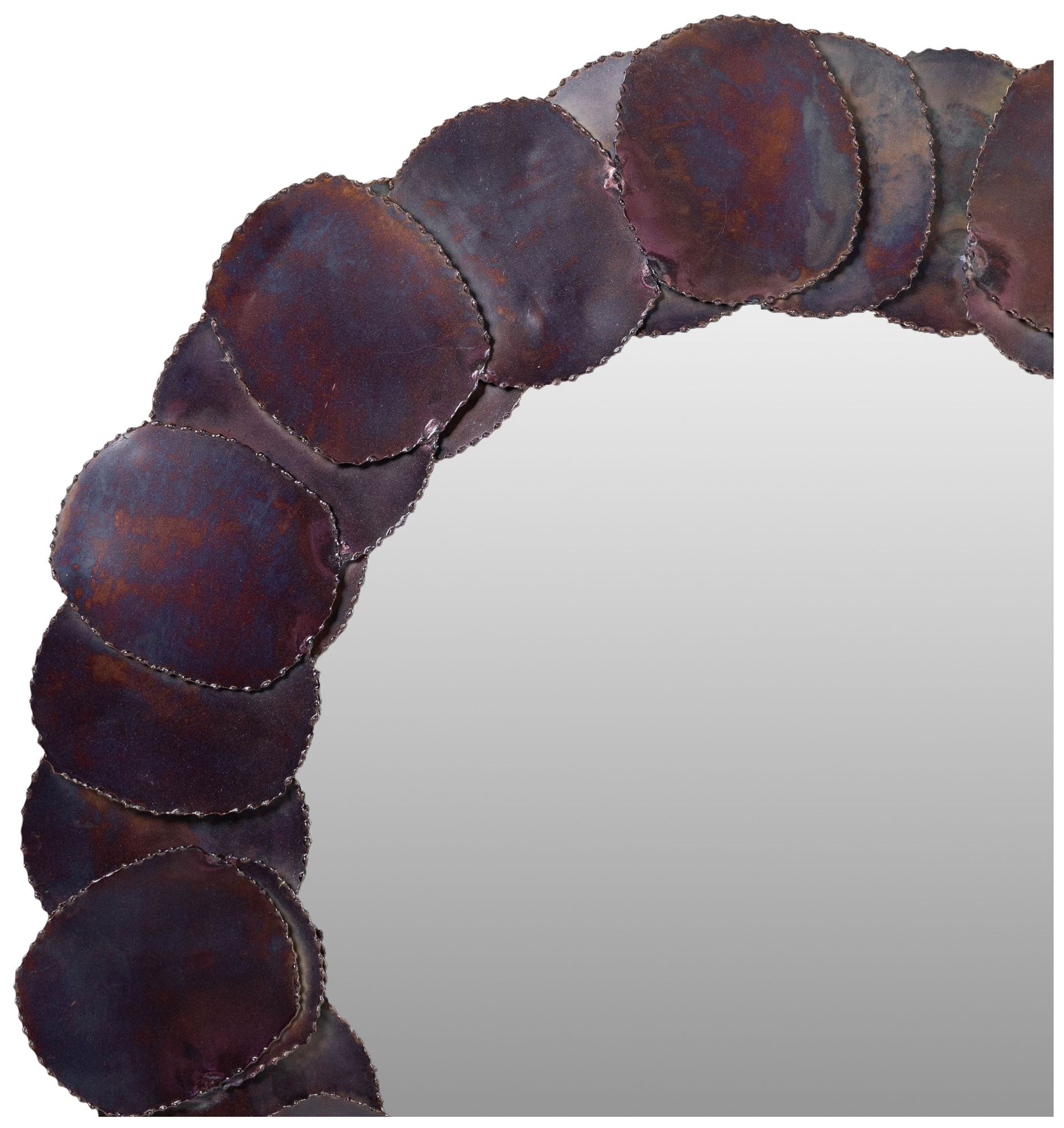 Image 4 Elements Suri 3333"Dia. Cobalt Round Mirror more views