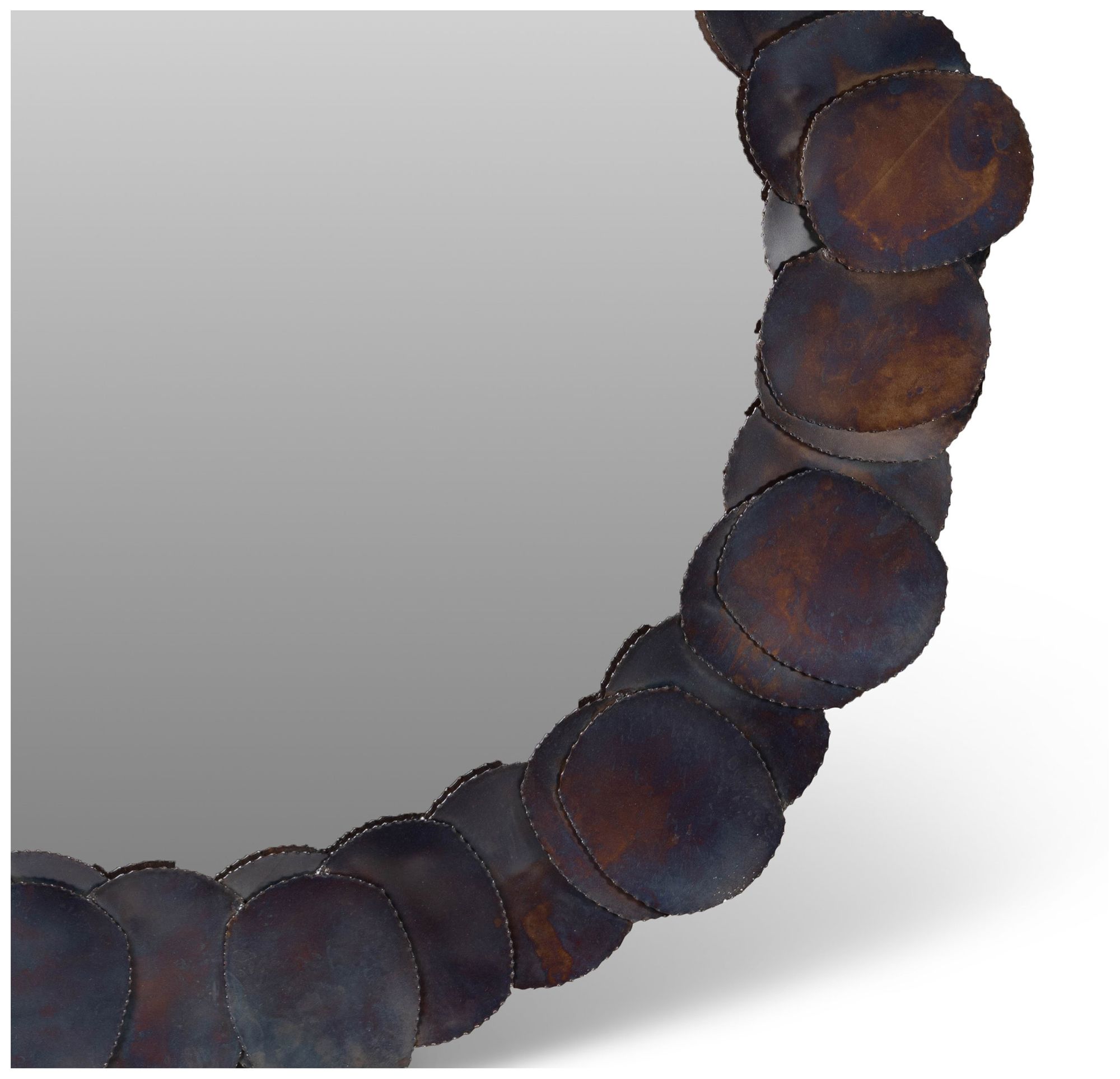 Image 5 Elements Suri 4343"Dia. Cobalt Round Mirror more views