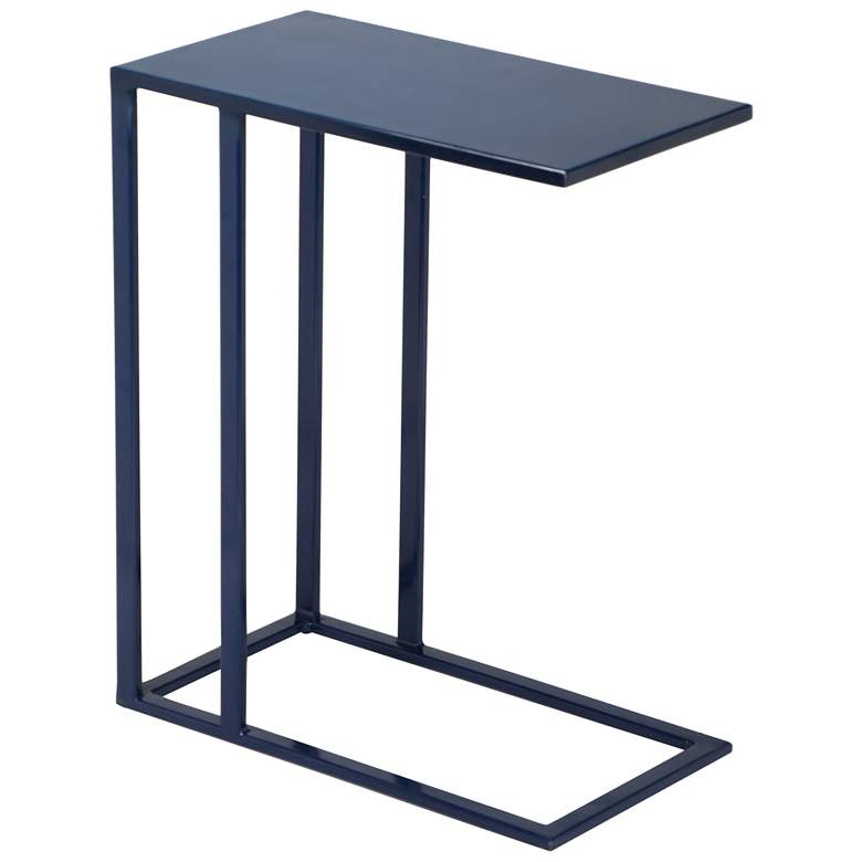 Image 1 Elements Tanu 20.25" Wide Navy End Table