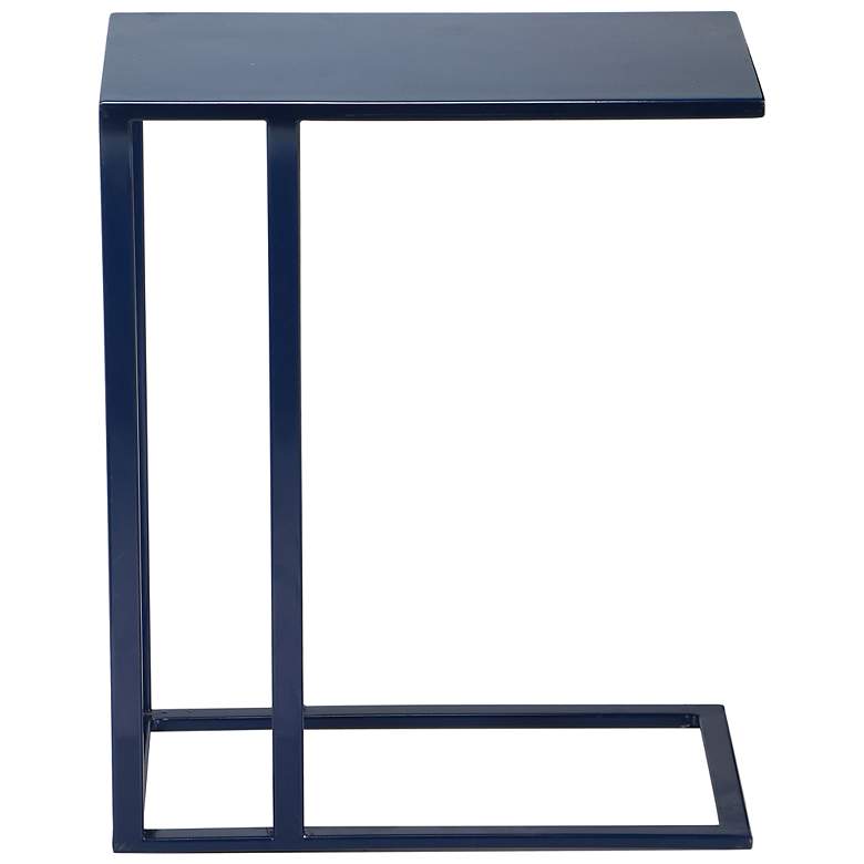 Image 2 Elements Tanu 20.25" Wide Navy End Table more views