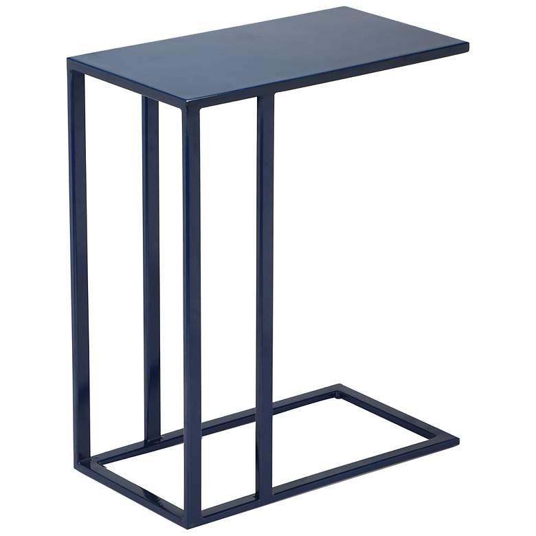 Image 3 Elements Tanu 20.25" Wide Navy End Table more views