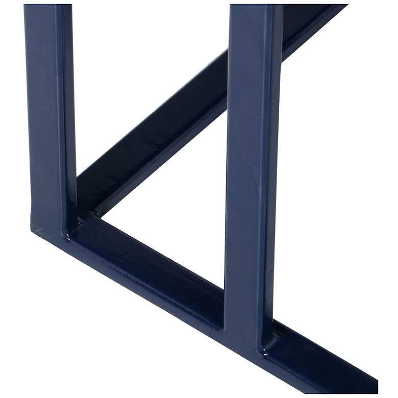 Image 5 Elements Tanu 20.25" Wide Navy End Table more views