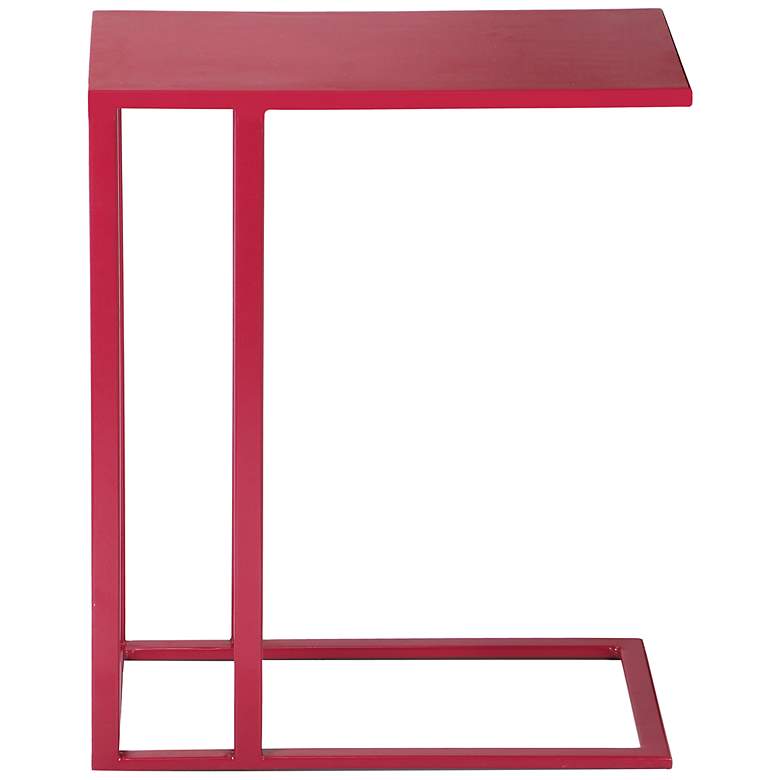 Image 2 Elements Tanu 20.25" Wide Plum End Table more views