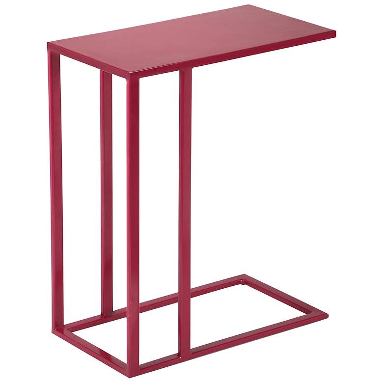 Image 3 Elements Tanu 20.25" Wide Plum End Table more views