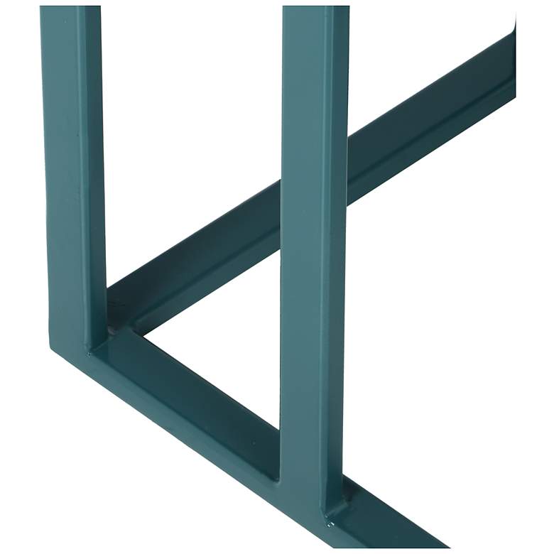 Image 5 Elements Tanu 20.25" Wide Teal End Table more views