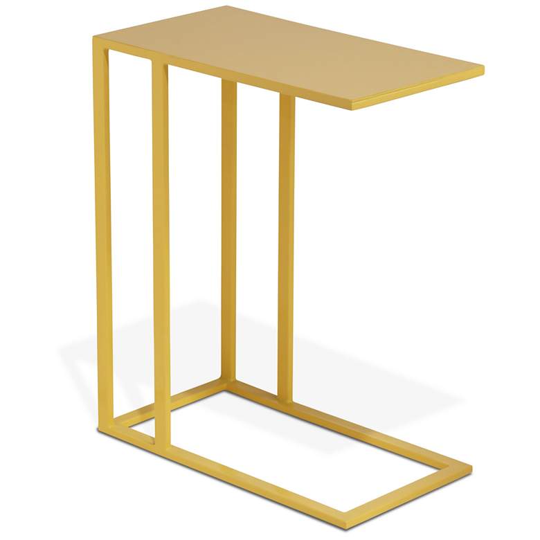 Image 1 Elements Tanu 20.25" Wide Yellow Ochre End Table