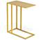 Elements Tanu 20.25" Wide Yellow Ochre End Table
