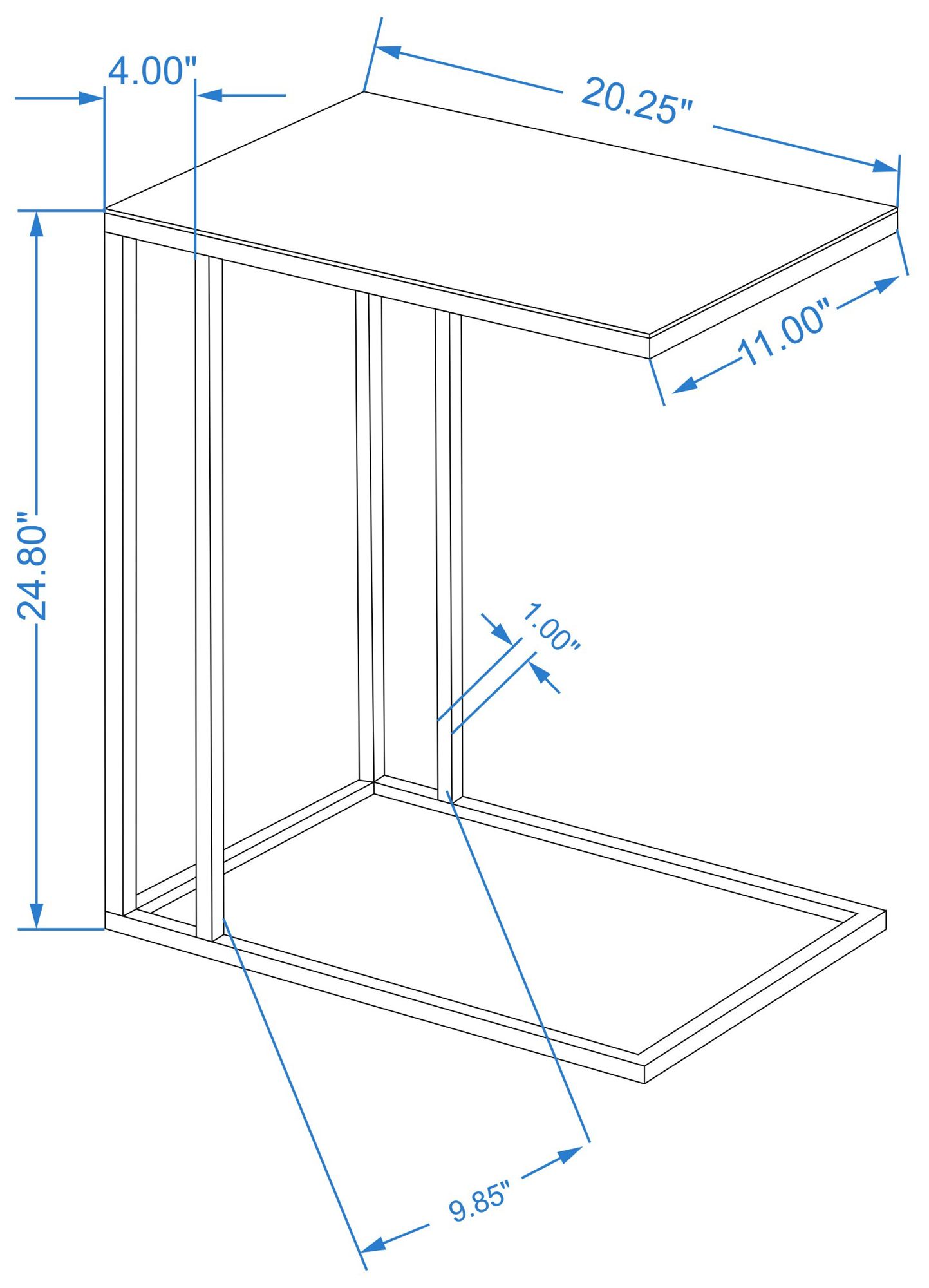 Image 5 Elements Tanu 20.25" Wide Yellow Ochre End Table more views