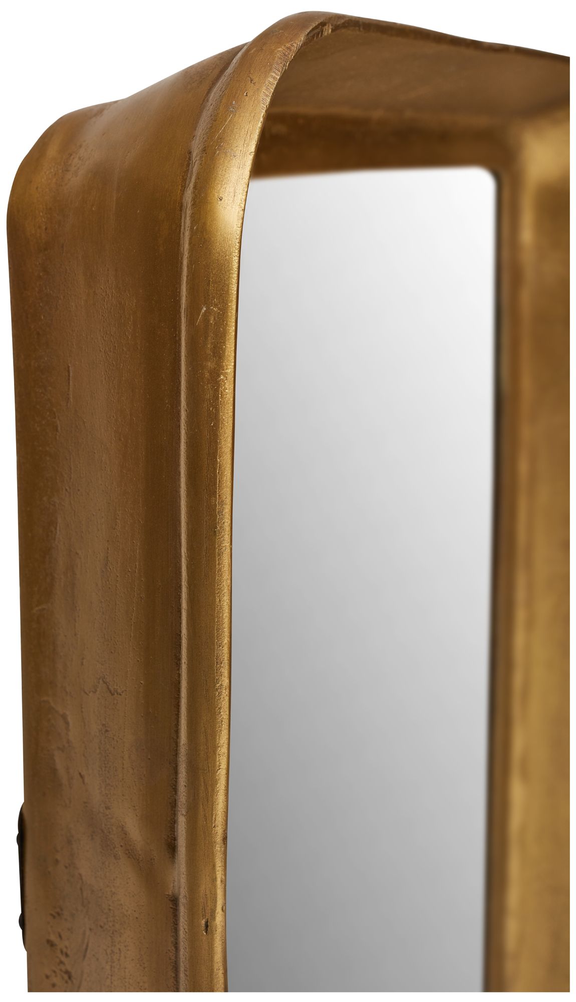 Image 3 Elements Vinod 23.523.5"W x 59"H Antique Brass Wall Mirror more views