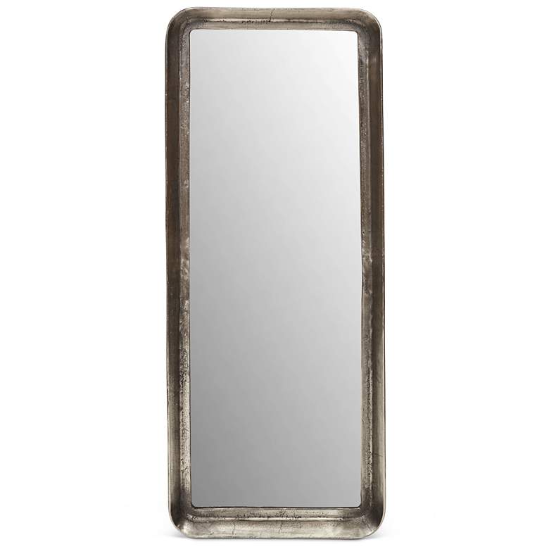 Image 1 Elements Vinod 23.523.5"W x 59"H Vintage Silver Wall Mirror