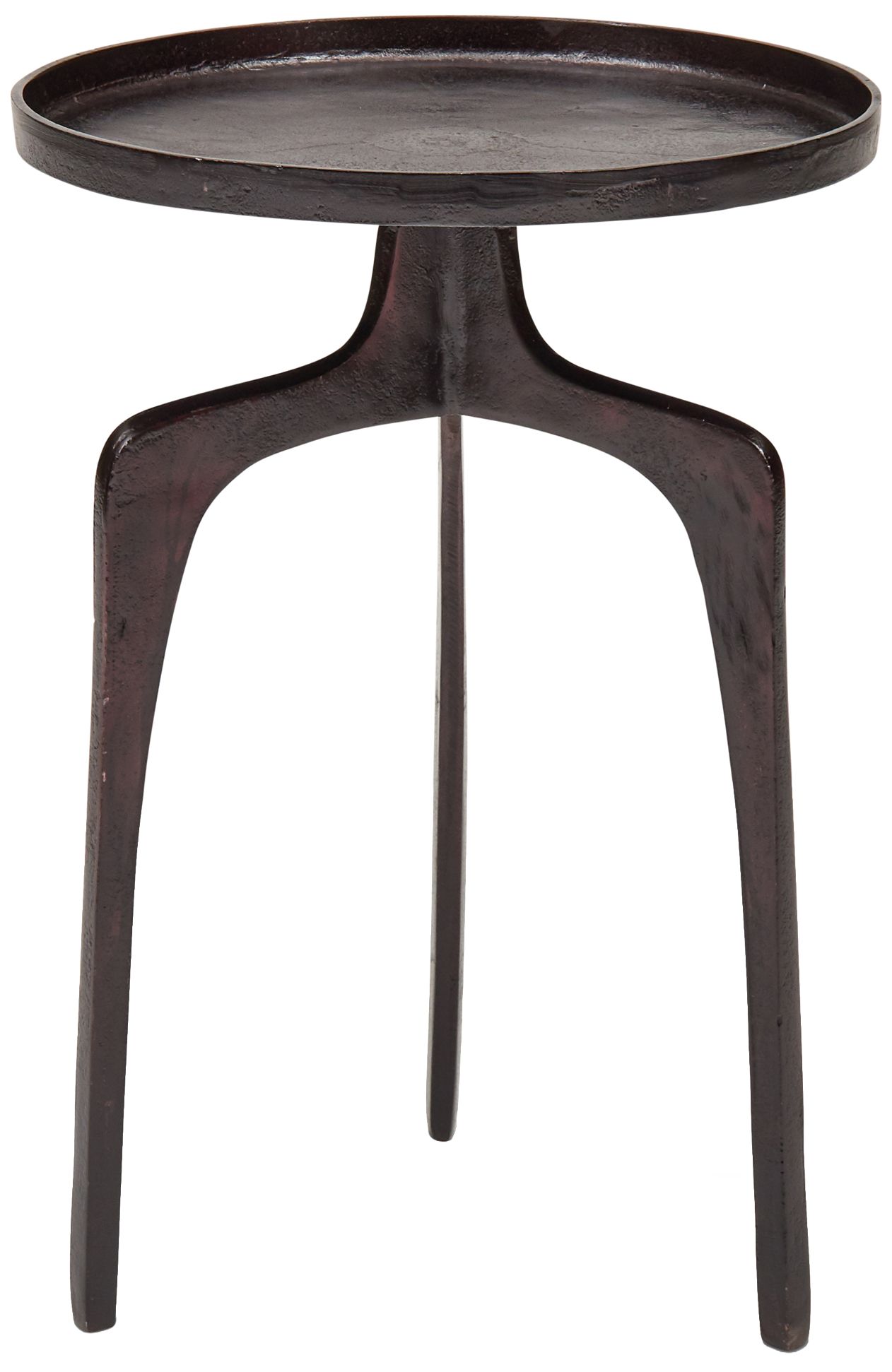 Image 2 Elements Vinya 16.5" Wide Raw Bronze End Table