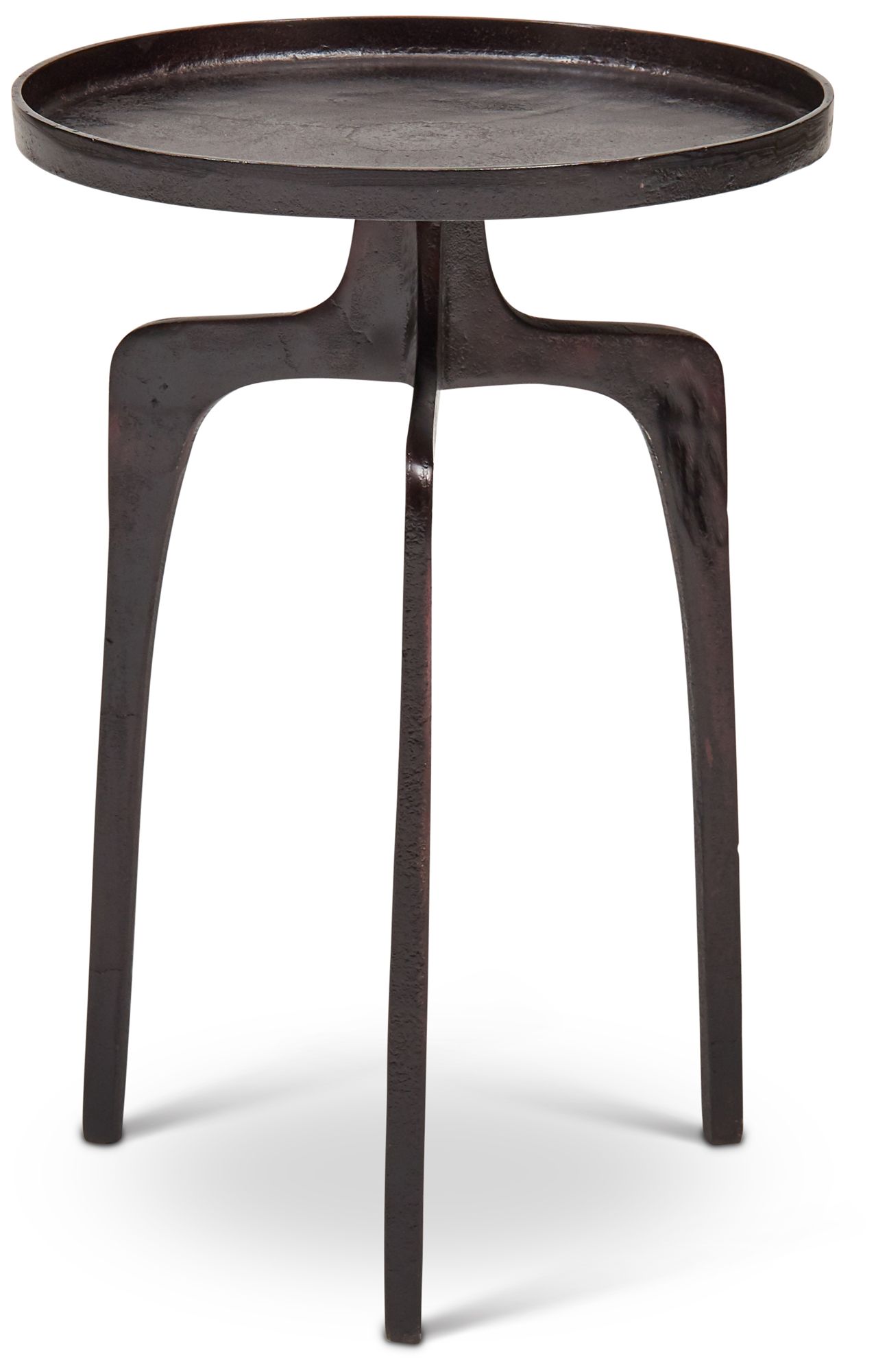 Image 3 Elements Vinya 16.5" Wide Raw Bronze End Table more views