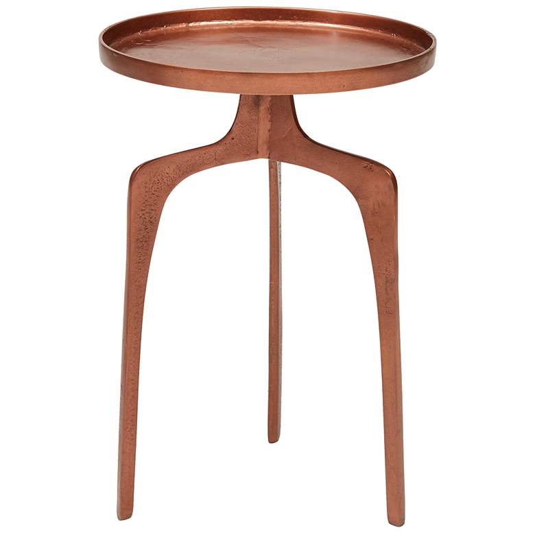 Image 1 Elements Vinya 16.5" Wide Vintage Copper End Table