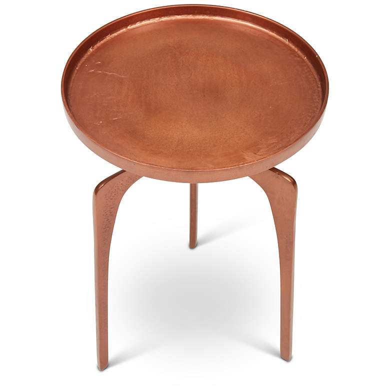 Image 3 Elements Vinya 16.5" Wide Vintage Copper End Table more views