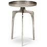 2_Elements Vinya 16.5" Wide Vintage Silver End Table more views