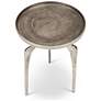 3_Elements Vinya 16.5" Wide Vintage Silver End Table more views