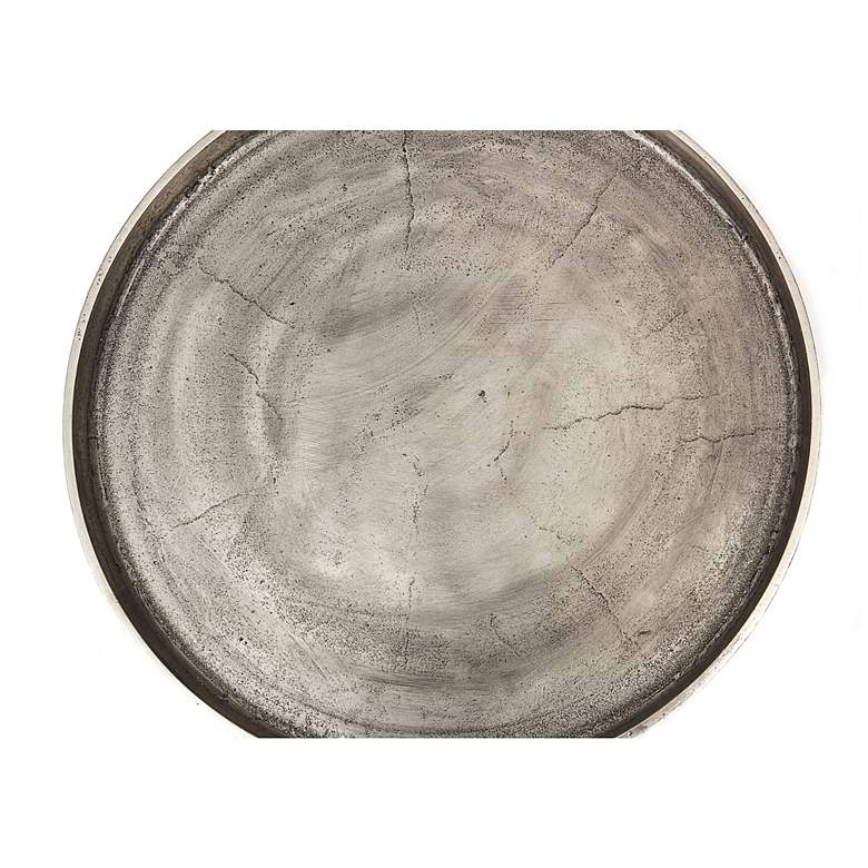 Image 5 Elements Vinya 16.5" Wide Vintage Silver End Table more views