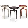 6_Elements Vinya 16.5" Wide Vintage Silver End Table more views