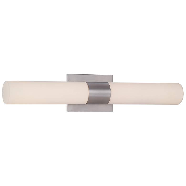 Image 1 Elementum 4.5"H x 22"W 2-Light Linear Bath Bar in Brushed Nickel