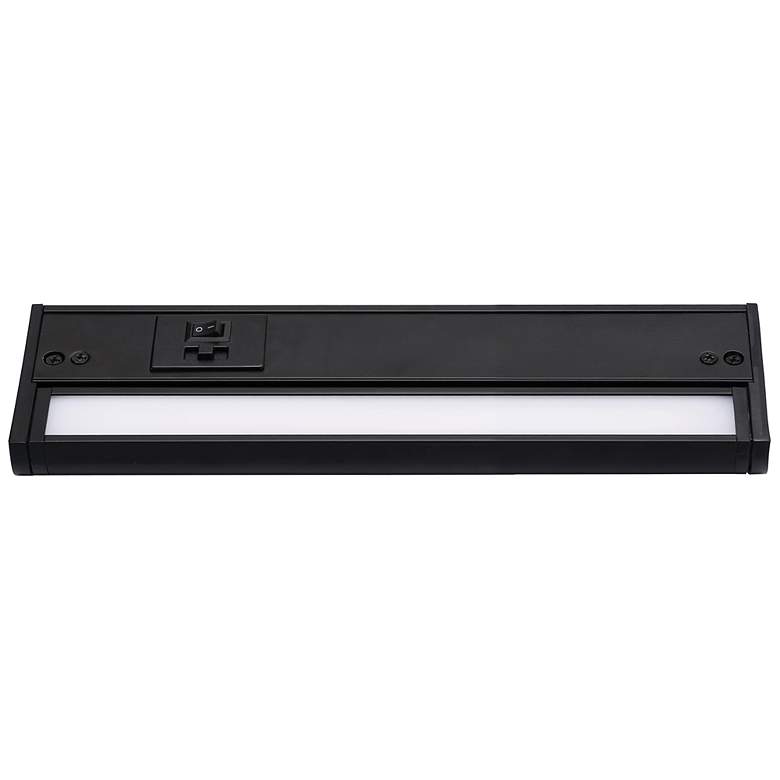 Image 1 Elena 10 inch Wide Black LED Under Cabinet Light